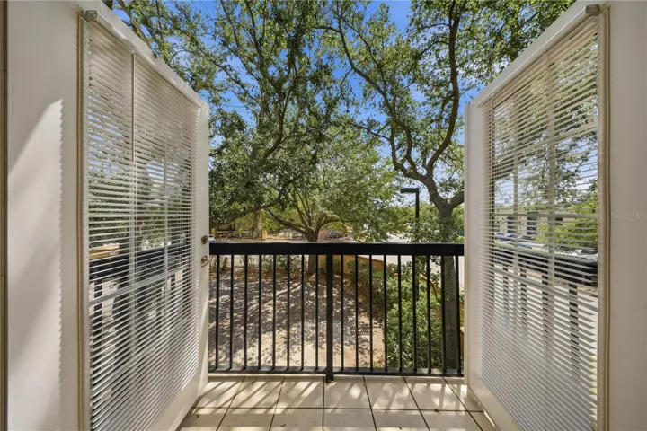 TWO upstairs private balconies