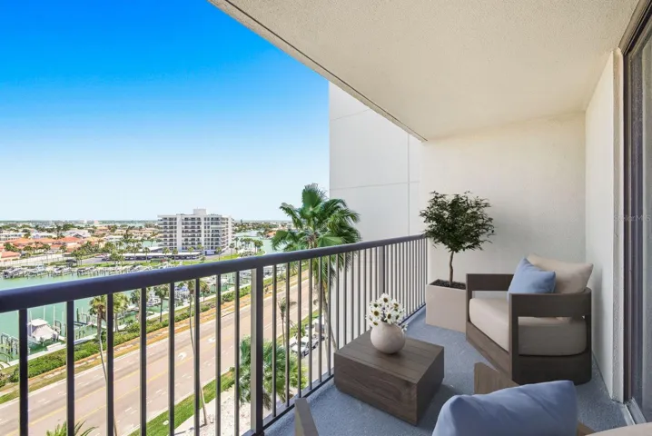 Balcony off of Primary Bedroom