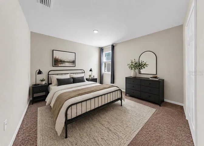 Virtually Staged Bedroom