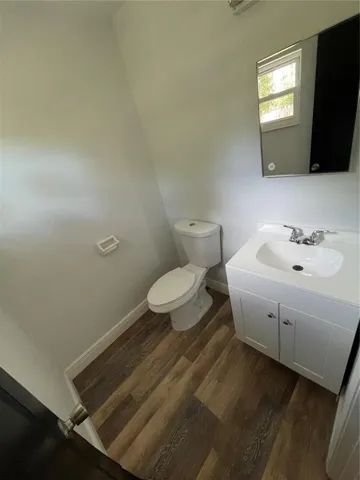 half bath in primary bedroom
