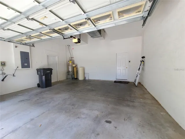 Deep and Spacious Garage with Water Conditioner
