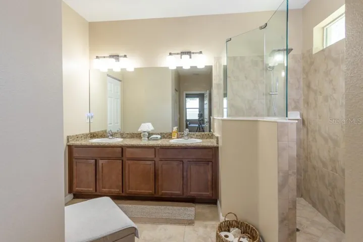 Walk in Custom tiled shower