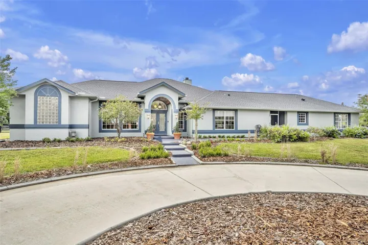 Main residence: freshly landscaped and newly painted!