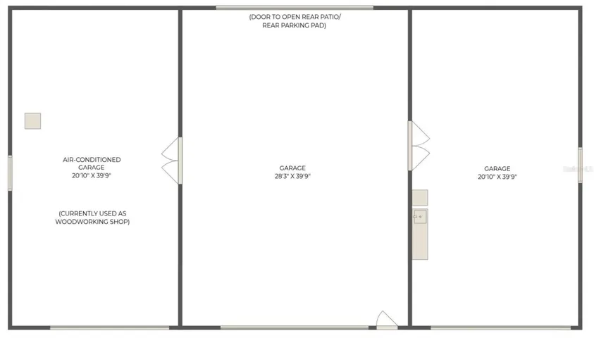 Floor Plan - Detached Garage