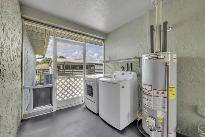 Dedicated washer/dryer for guest house