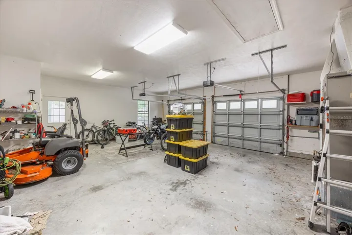 Attached garage