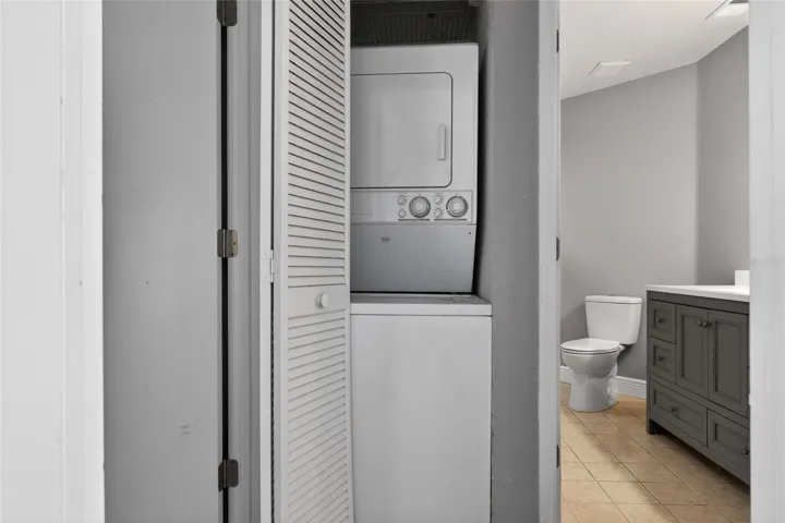 Indoor laundry.