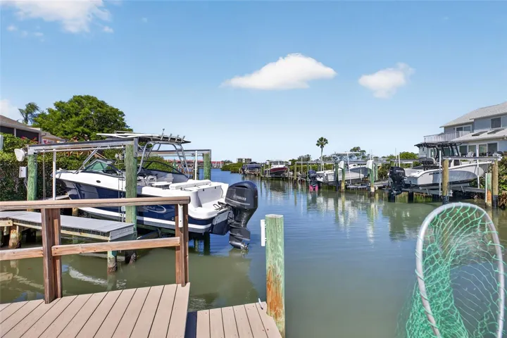 View looking west towards the Intercoastal Waterway.