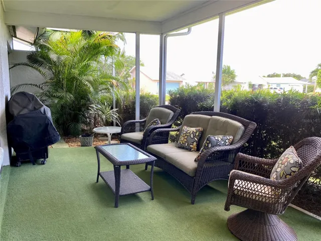 Screened patio