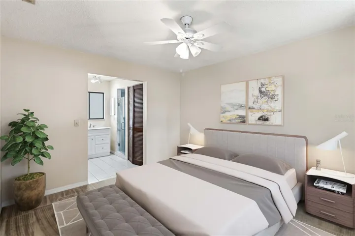 Primary Bedroom-virtually staged