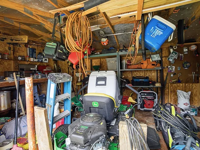 Storage Shed Interior