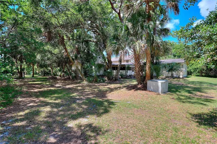 Back side of the house and property
