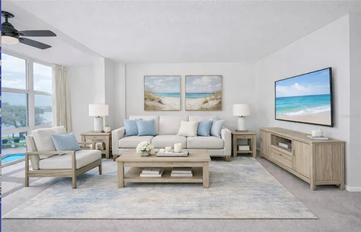 AI STAGING OF LIVING ROOM