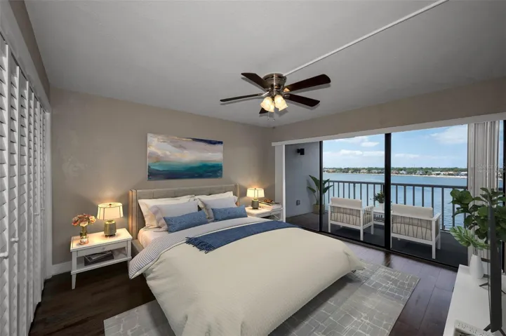 Primary Suite - virtually staged