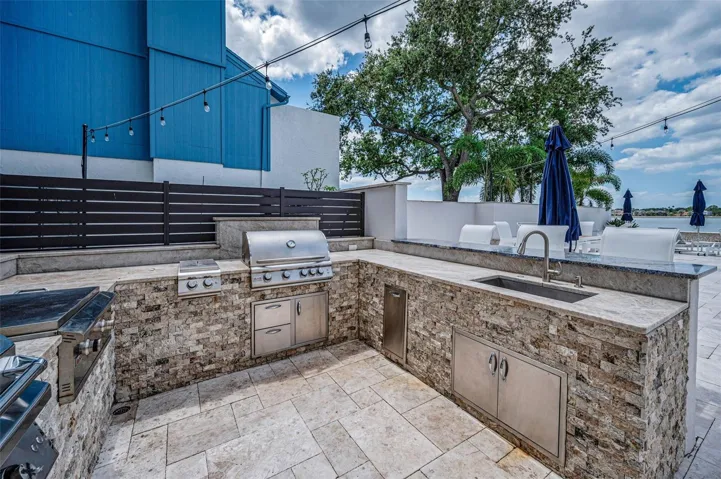 BBQ area