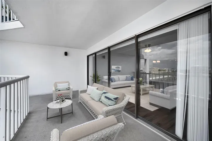 OVERSIZED BALCONY - VIRTUALLY STAGED