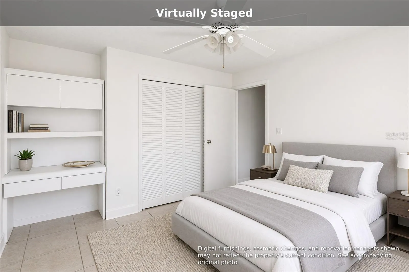 Virtually staged