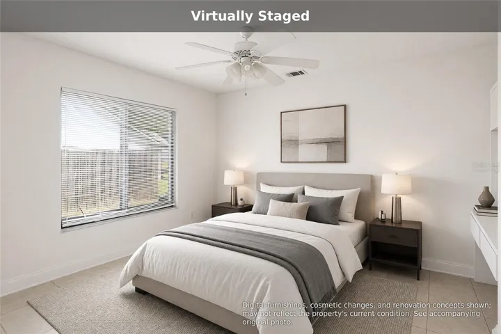 Virtually staged