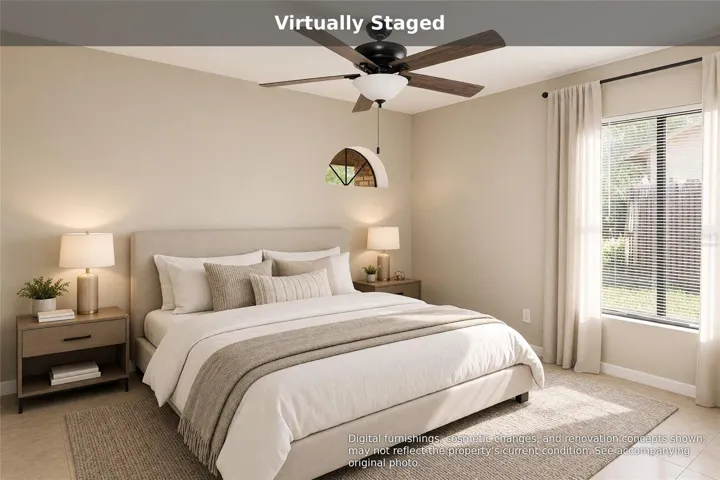 Virtually staged
