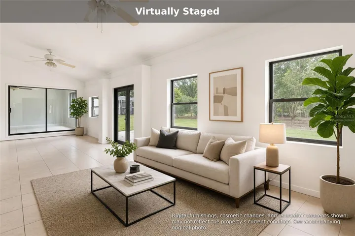 Virtually staged
