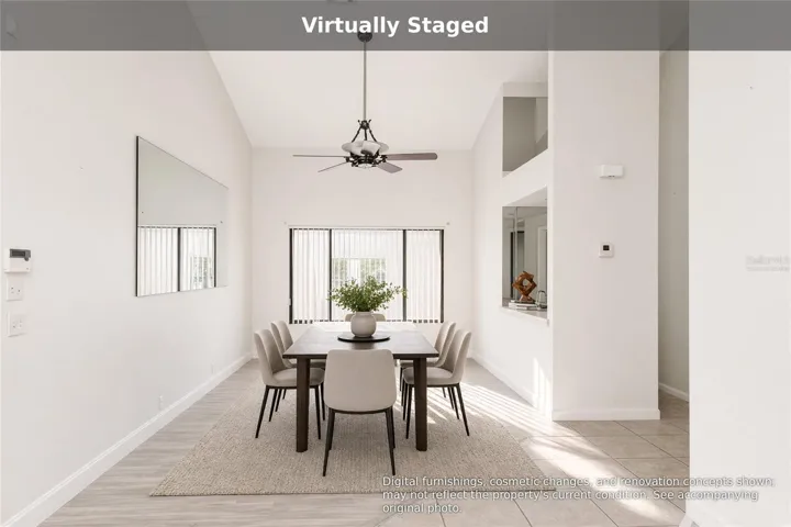 Virtually staged