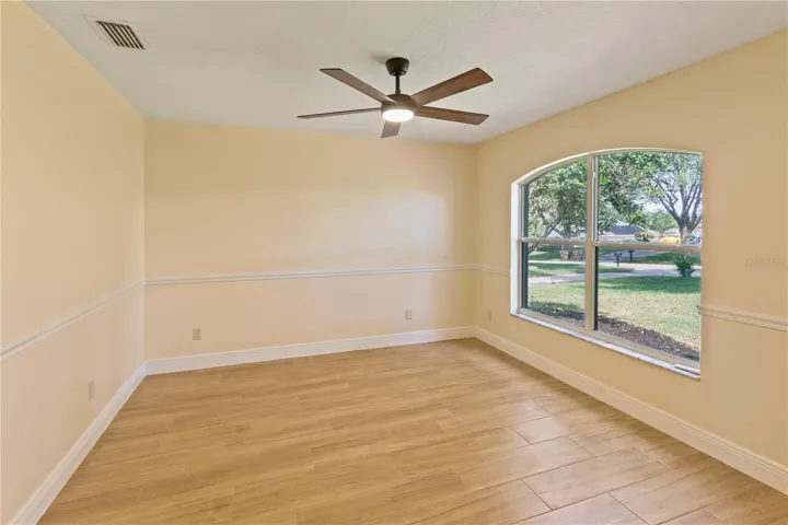 Office at front of home