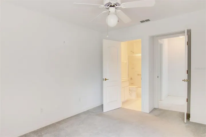 Attached Bath with hall access as well