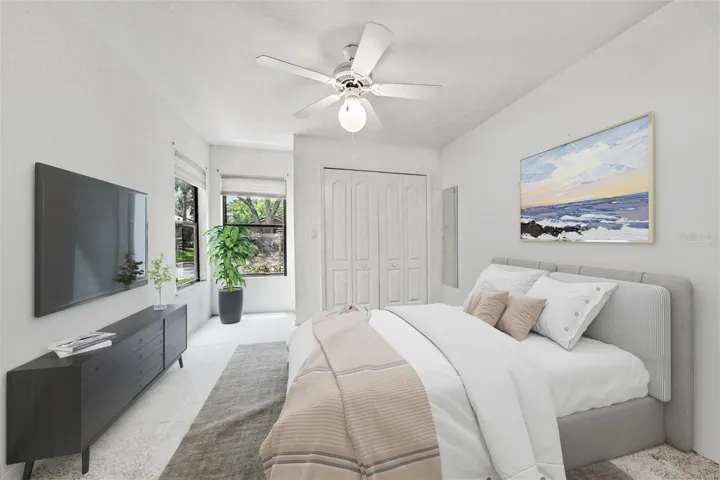 Virtually Staged - 2nd bedroom
