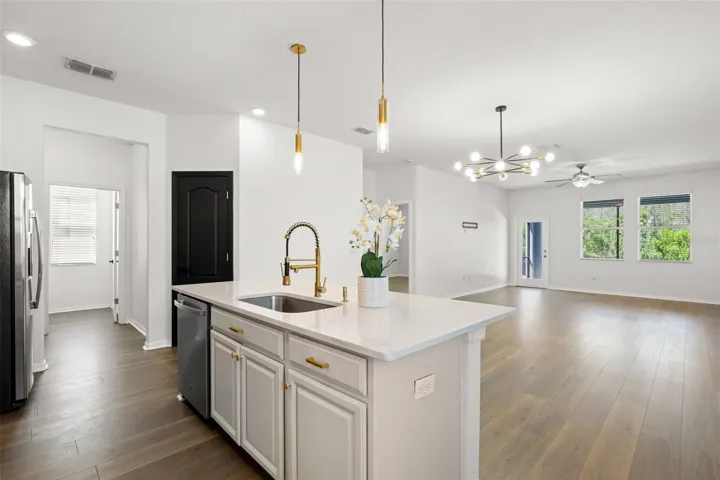 Kitchen & Living Room
