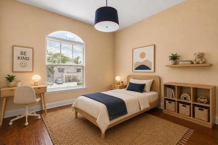Versatile secondary bedroom offering comfortable space for guests, family, or a home office.