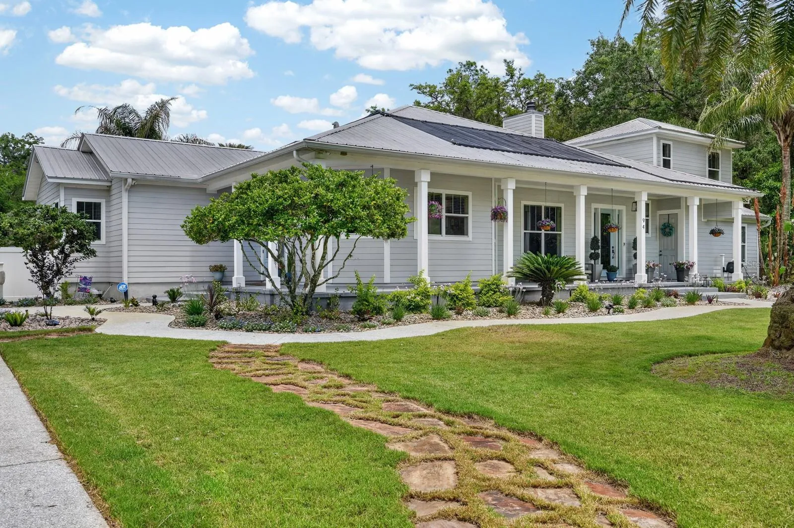Front stone walkway