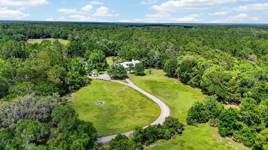 Aerial view of property