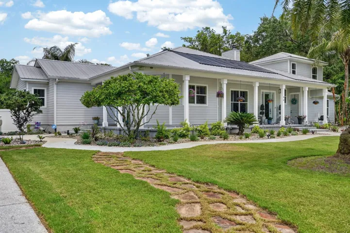 Front stone walkway