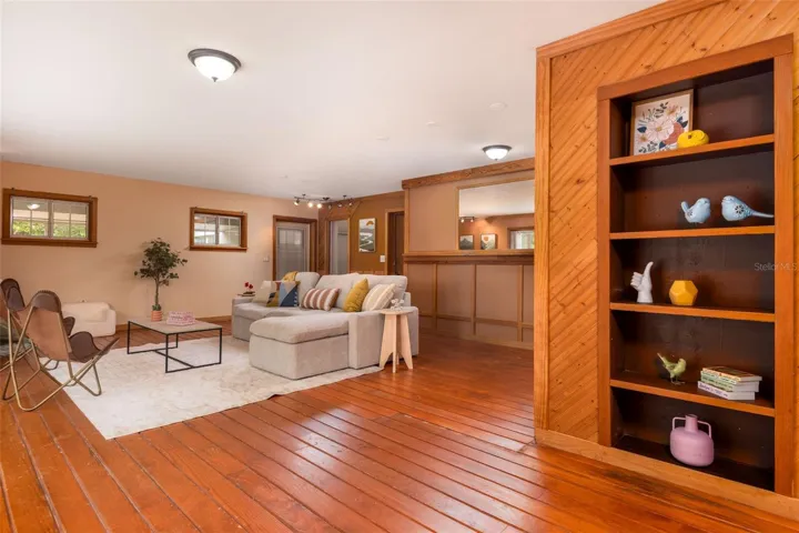 Bonus Room with built in Bookcase