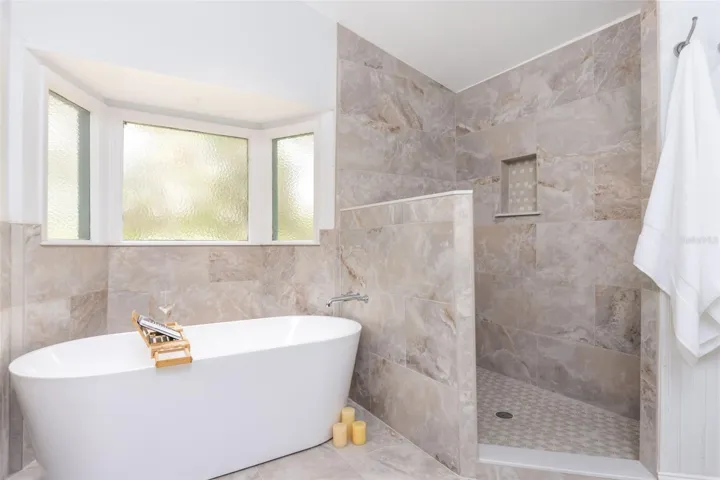 Primary Bath with soaking tub