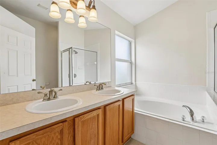 Primary Bathroom dual sinks
