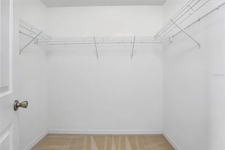 Primary walk in closet