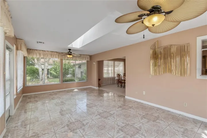 Skylight adds more natural light in this room