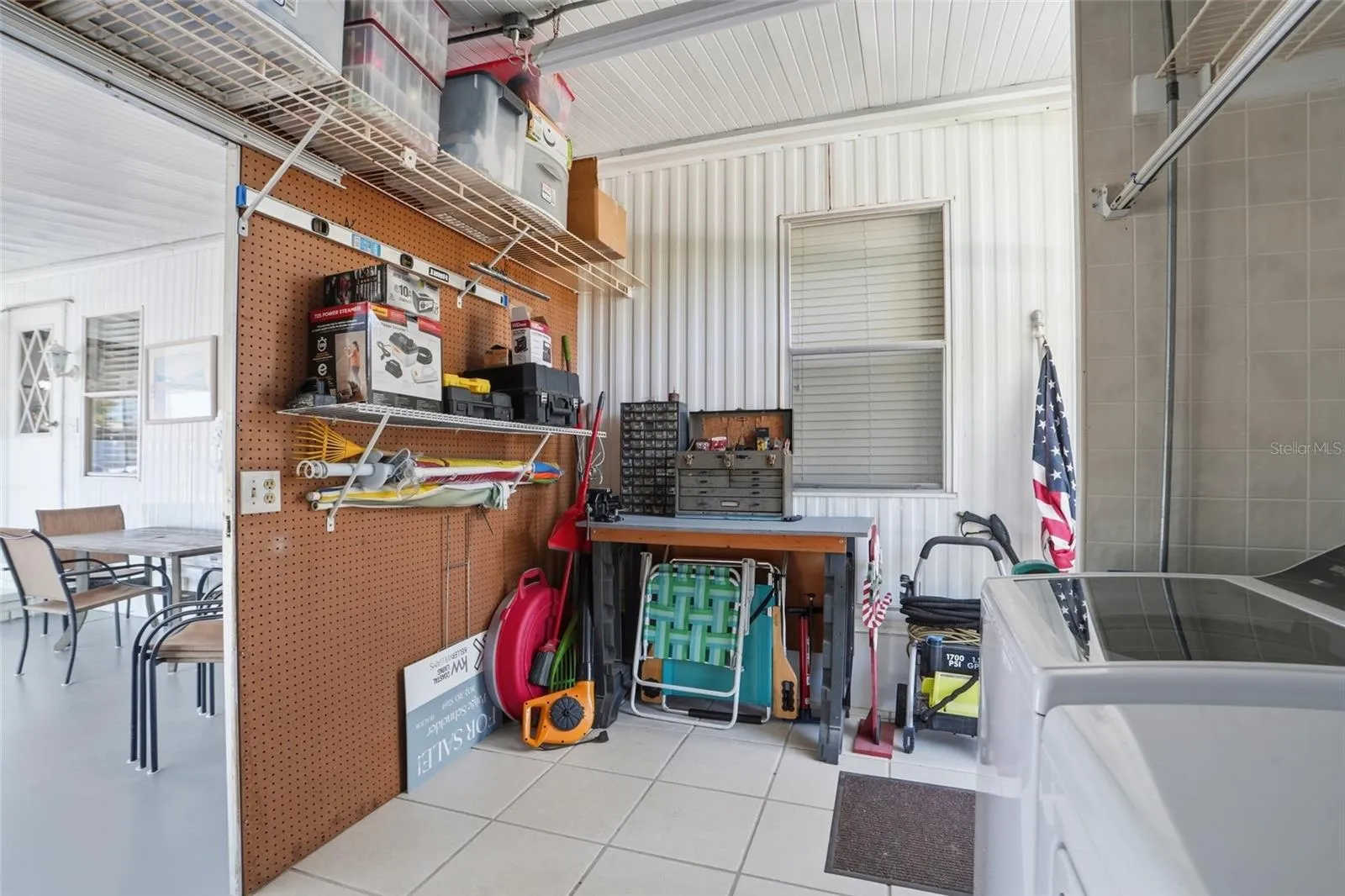 Extra storage area