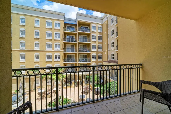 Condo Balcony View From Master Bedroom