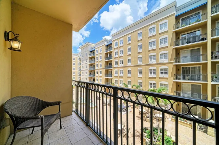 Balcony Courtyard View