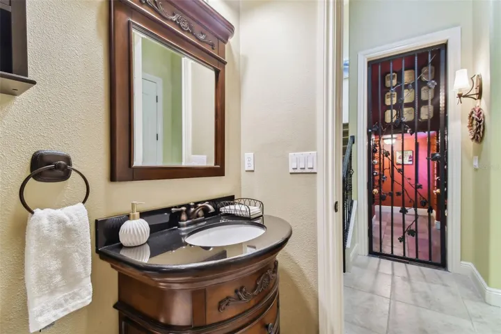 Bathroom 2 towards Wine Cellar