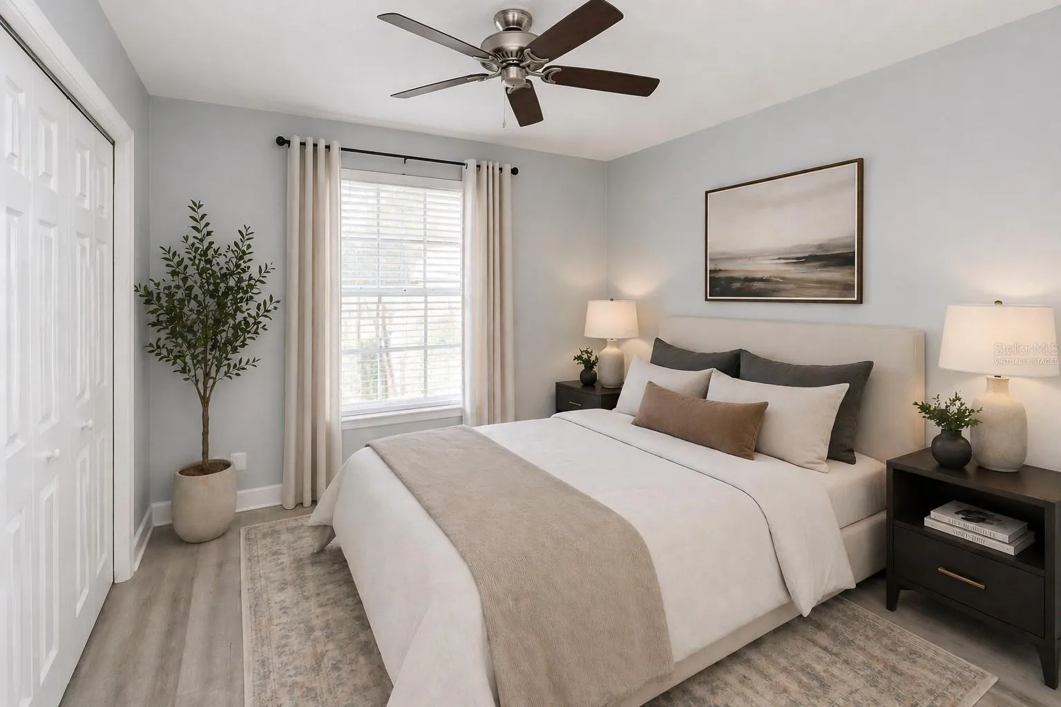 VIRTUALLY STAGED 1ST LEVEL BEDROOM