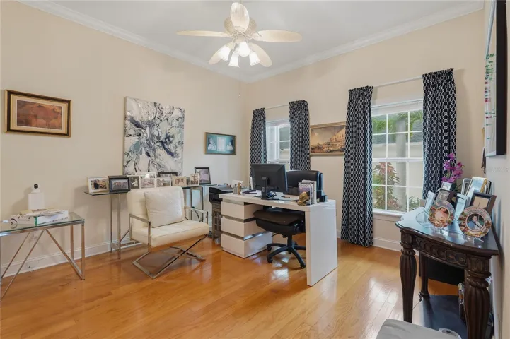 THIS 4TH BEDROOM IS USED AS AN OFFICE.