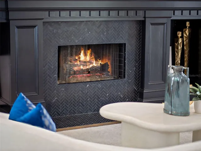Living Room Propane Fireplace
