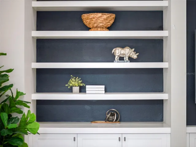 Family Room Built-in Shelving