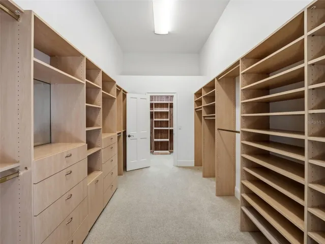 Primary Closet with Cedar Closet