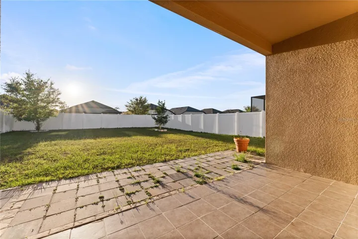Nice size covered lanai