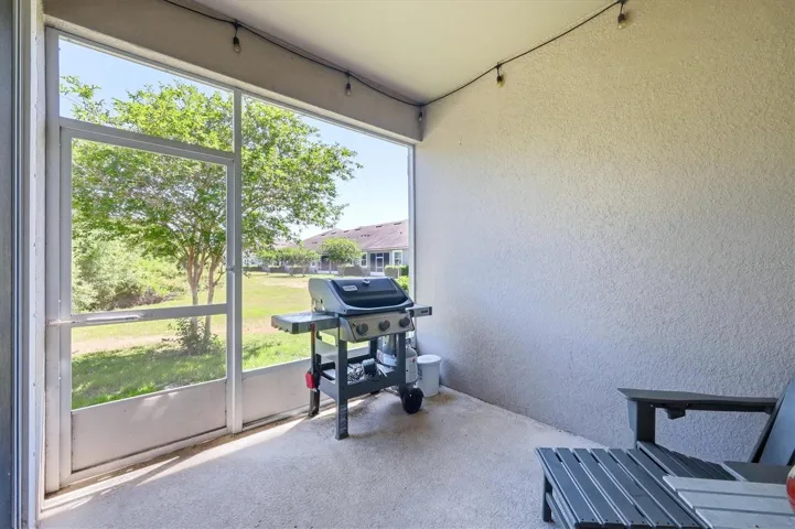 Outside screened back patio