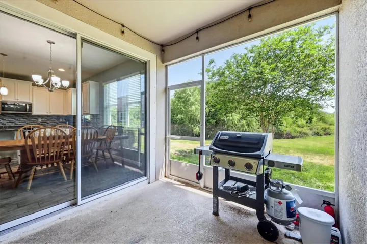 Outside screened back patio